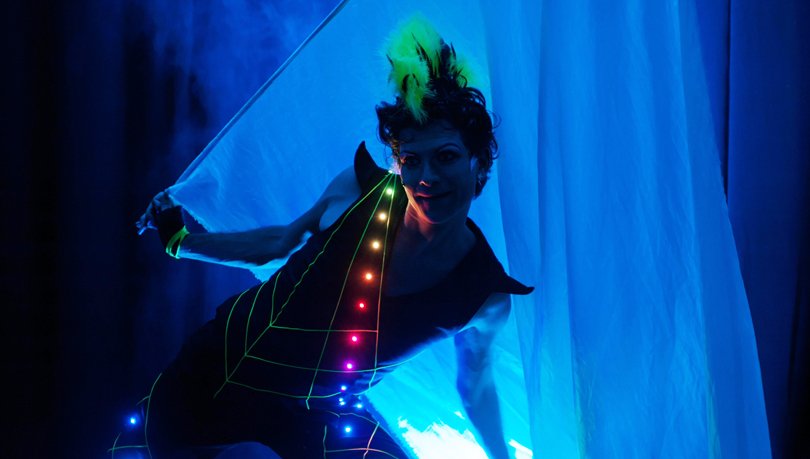 Lichtshow mit LED Kostümen